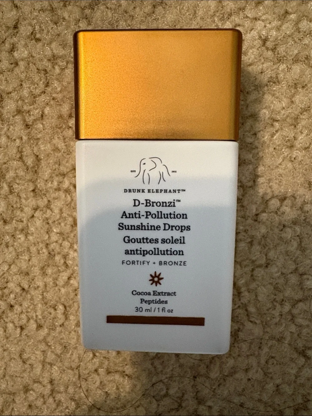 Drunk Elephant D-Bronzi Anti-Pollution Sunshine Drops — NIB!